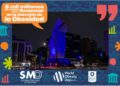 Monumentos de la CDMX se iluminan en azul por el Día Mundial y Nacional contra la Obesidad