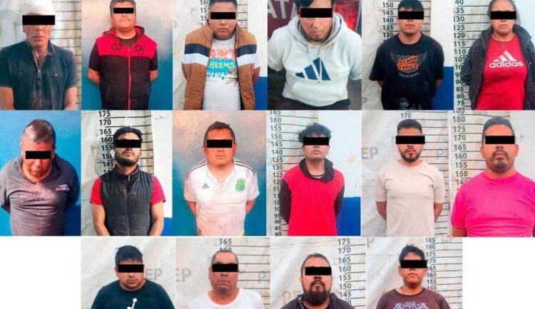 Detienen a 16 presuntos miembros de La Familia Michoacana en Puebla