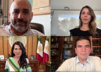 En reunión virtual con la presidenta de la Mesa Directiva de la Cámara de Diputados, Kenia López Rabadán, senadora colombiana denuncia amenazas que ponen en riesgo la vida de la candidata presidencial de su país