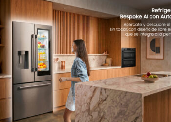 Samsung lanza su primer refrigerador Bespoke AI con Autoview en México y América Latina