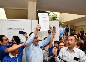Con más de 8 mil votos de ventaja, Roberto Javier Gómez Gómez se alza con el triunfo para la dirigencia nacional del SNTISSSTE 2026-2030