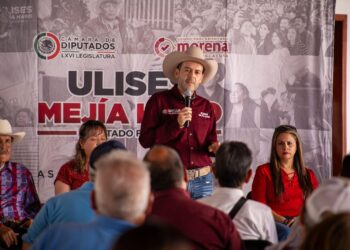 Ulises Mejía impulsa agenda de agroindustria y manejo hídrico ante presión por sequía en Zacatecas