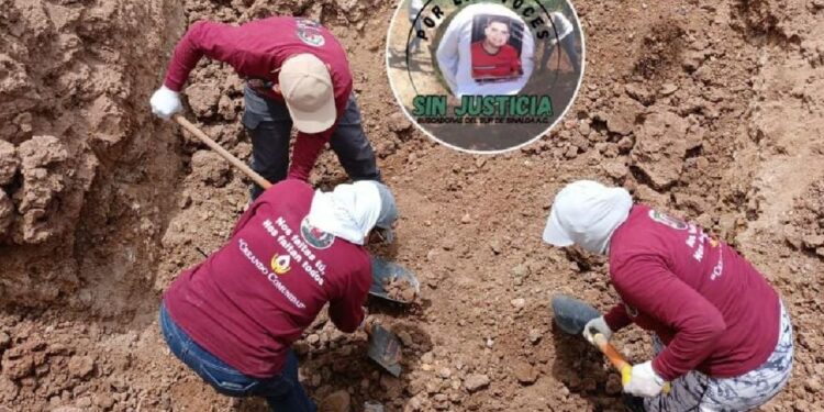 Madres buscadoras de Sinaloa hallan los restos de tres personas en Concordia