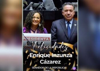 “Felicidades”: senadoras morenistas celebran cumpleaños de Enrique Inzunza, acusado de narcotráfico por EU