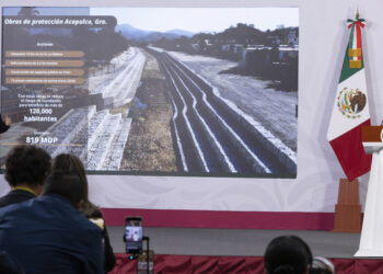 Se destinan cerca de 12 mil mdp para evitar inundaciones; hay 23 mil obras de agua en prácticamente todos los municipios: Presidenta