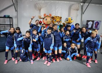 Hay recuerdos que duran para siempre: 286 niñas y niños mexicanos viven el Mundial desde la cancha
