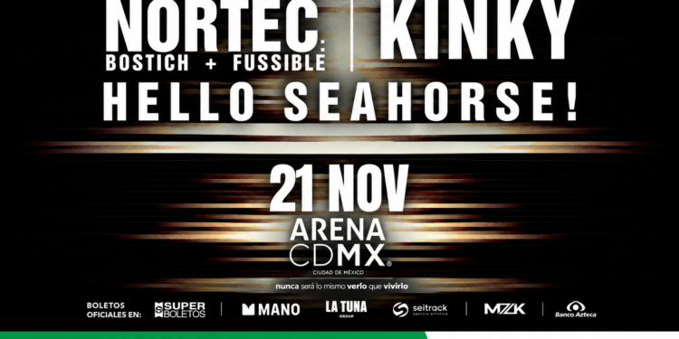 NORTEC: BOSTICH + FUSSIBLE, KINKY y HELLO SEAHORSE en la Arena CDMX