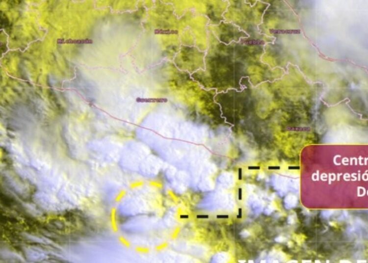 Se forma la depresión tropical «Dos-E» en el Pacífico; se intensificará a tormenta tropical en las próximas horas