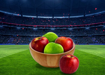 Manzanas: la alineación más fresca y saludable para disfrutar el fútbol