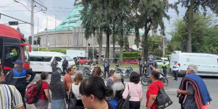 Muere mujer de la tercera edad tras ser atropellada frente a la Basílica de Guadalupe