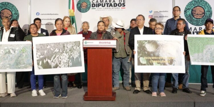 Acompaña Rufina Benítez denuncia ciudadana por contaminación con descargas residuales en la Presa El Batán, Querétaro