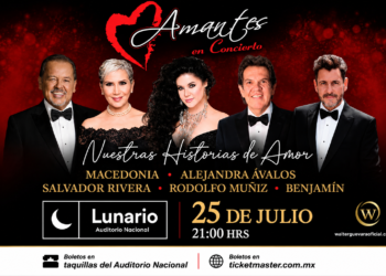 Amantes en Concierto reúne a cinco grandes voces de la balada en una noche irrepetible en el Lunario del Auditorio Nacional