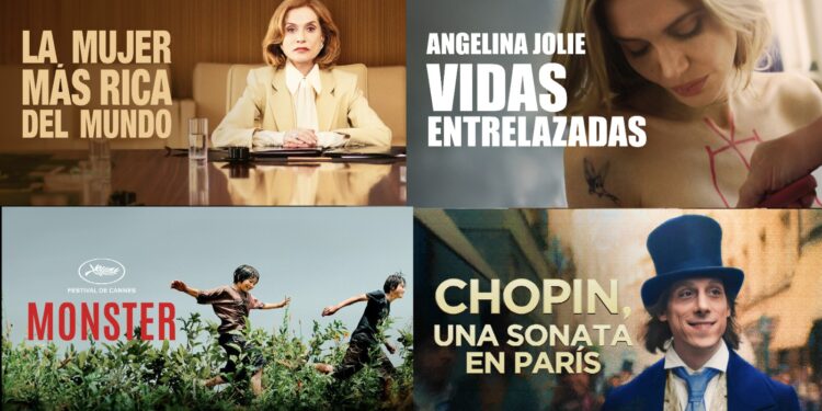 Isabelle Huppert y Angelina Jolie llegan a Filmelier+ con los estrenos de julio