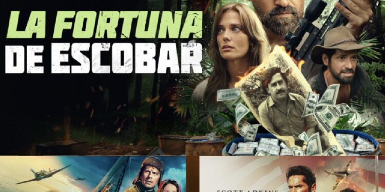 Acción al límite en Adrenalina Pura+ con el estreno estelar de La fortuna de Escobar