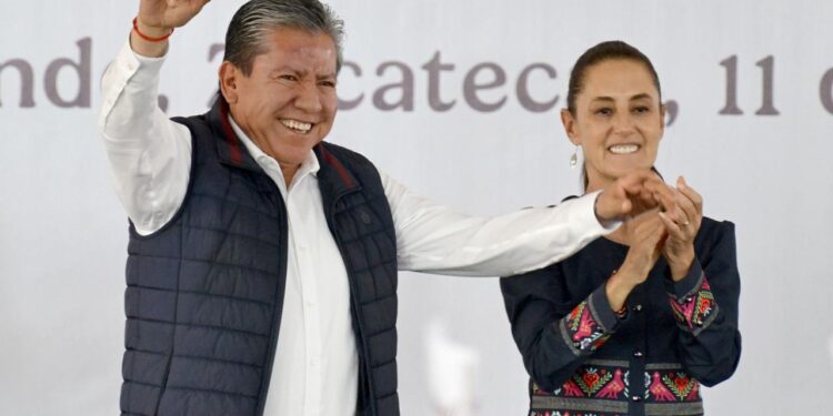 Sheinbaum reconoce a David Monreal y refrenda compromiso con el bienestar y la soberanía en Zacatecas