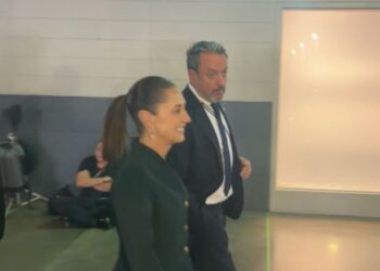 Sheinbaum arriba al estadio de Nueva Jersey para final del Mundial a horas de su llegada a EU