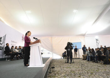 El objetivo en Michoacán es construir paz, justicia y erradicar la extorsión: Presidenta; homicidios dolosos disminuyeron 46%