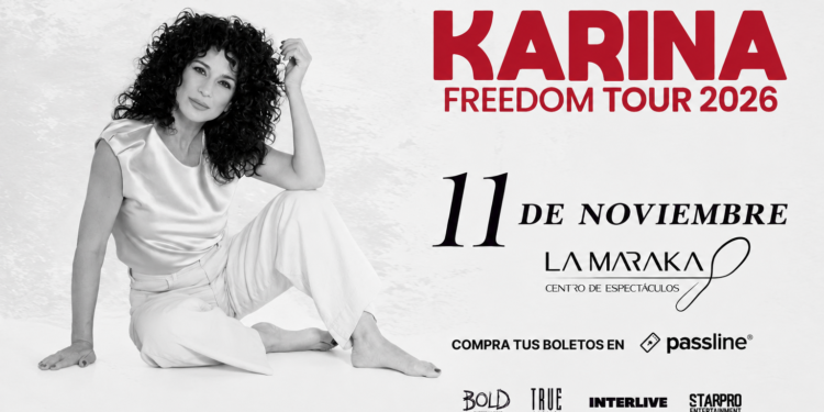 Karina regresa a México para celebrar 41 años de canciones en La Maraka