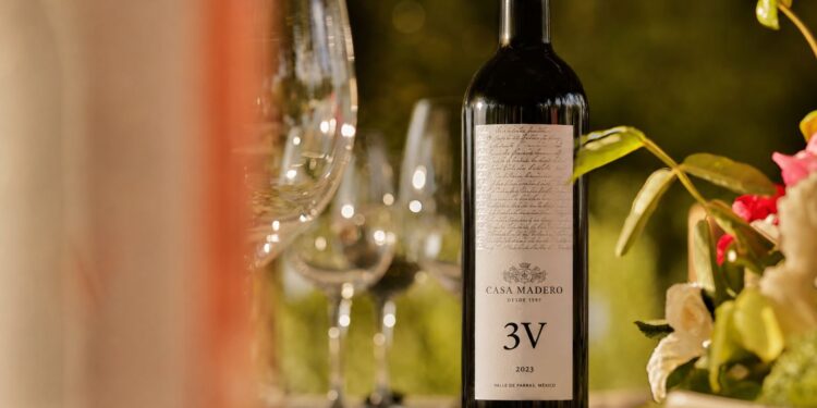 Casa Madero 3V 2023, reconocido como el Mejor Vino Mexicano en Francia