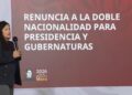 Sheinbaum busca cerrar la puerta a la doble nacionalidad en la Presidencia de México