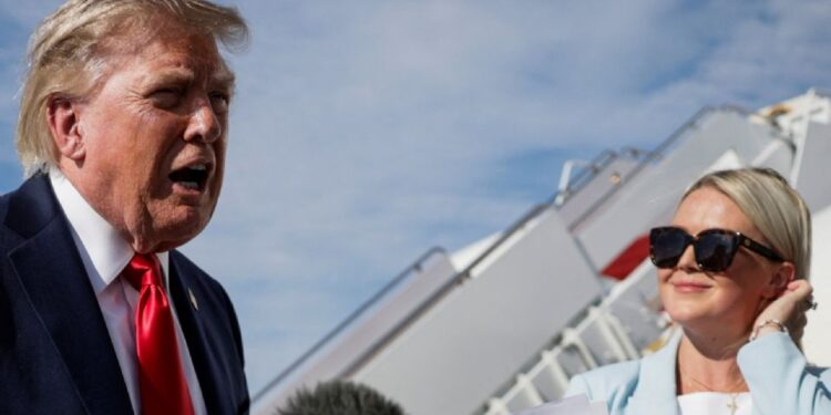 Trump no ha elegido al reemplazo de Karoline Leavitt para la vocería de la Casa Blanca