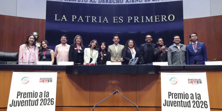 Entregan en el Senado Premio a la Juventud 2026