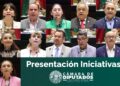 Diputadas y diputados de Morena, PAN, PVEM, PT, PRI y MC presentaron 15 iniciativas para modificar la Constitución y distintas legislaciones
