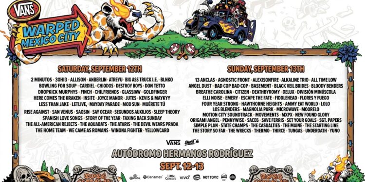 Warped Tour vuelve a México: diez años después, el ruido regresa
