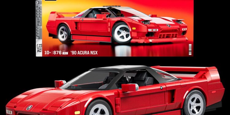 El legado del Acura NSX cobra vida en una edición de Mattel Brick Shop Hot Wheels