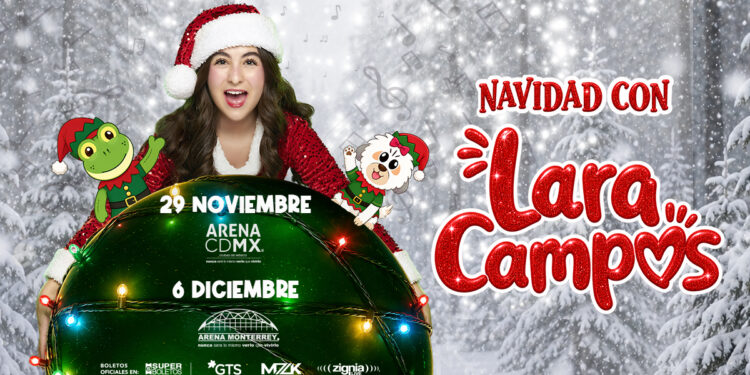 ¡Navidad con Lara Campos! “una aventura donde la magia de la navidad cobra vida sobre el escenario”
