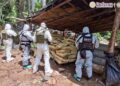 Desmantelan cuatro laboratorios clandestinos con 10 toneladas de precursores y sustancias química en los límites de Michoacán y Guerrero
