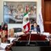 Recibe Mario Delgado Carrillo al equipo mexicano que obtuvo el segundo lugar en la 41ª. Olimpiada Iberoamericana de Matemáticas (OIM)
