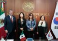 Yeidckol Polevnsky se reunió con la asambleísta de Corea Lee Jae-Jung