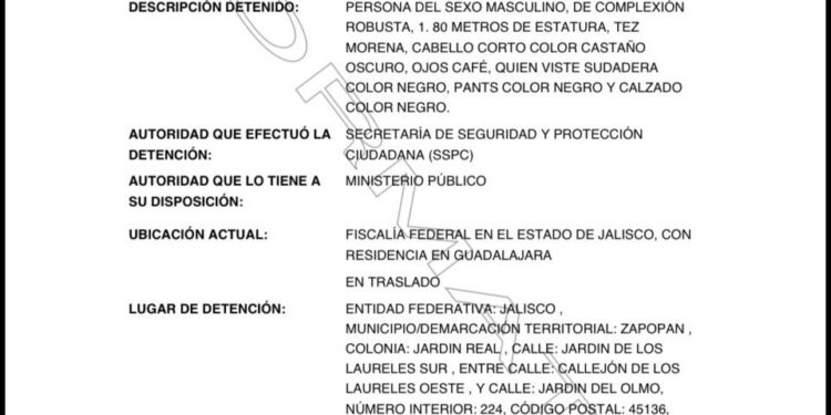 Detiene en Jalisco al abogado Aldo Castellanos Torres, presunto integrante de Red de litigantes ligados a fraudes, despojos y lavado de dinero del CJNG 