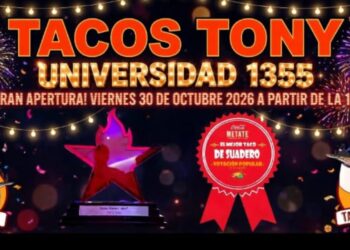 Tacos Tony, Universidad 1355, inauguración 30 octubre
