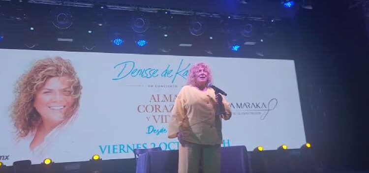 Denisse de Kalafe regresa a La Maraka con nuevas canciones y su show Alma, Corazón y Vida