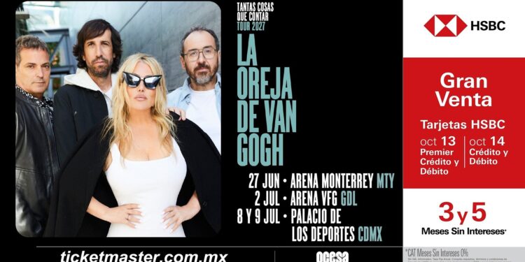 La Oreja de Van Gogh llevará sus 30 años de historia a México